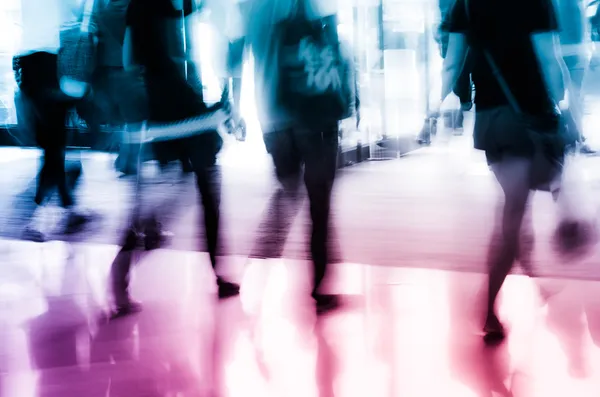 Business activity stående och promenader — Stockfoto