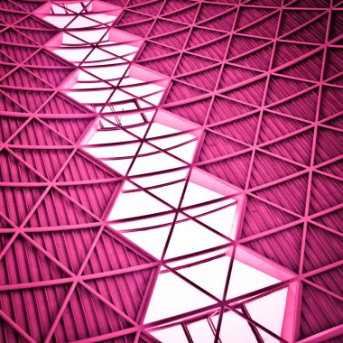 modern şehir mimarisi tavan detayı