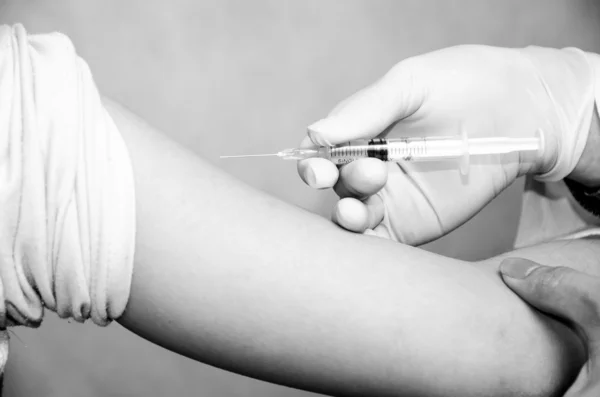 Injektionsimpfstoff — Stockfoto