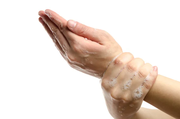 Χέρι καθαρισμού — Φωτογραφία Αρχείου