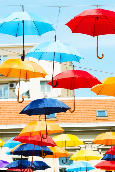 彩色雨伞 — 图库照片
