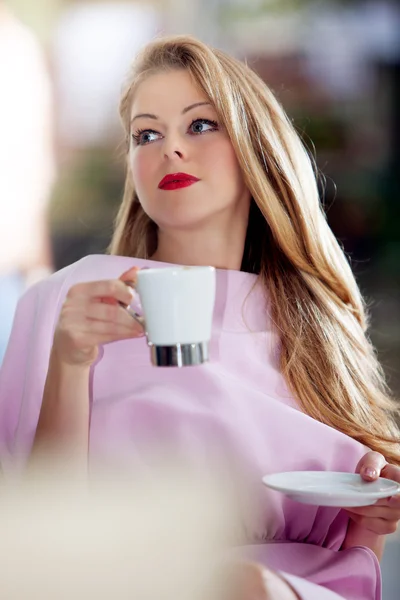 In cafe — Stock Photo, Image