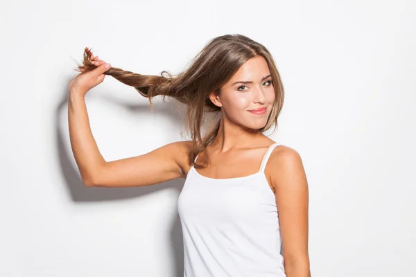 Cura dei capelli — Foto Stock