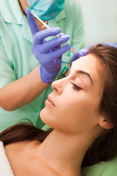 Botox behandling — Stockfoto