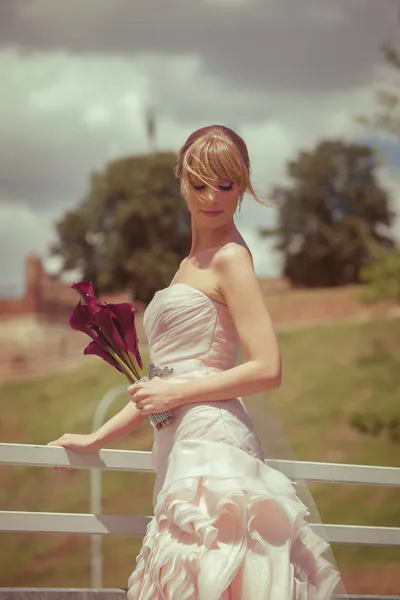 Retrato de noiva — Fotografia de Stock