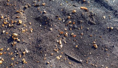 Taş ocağındaki toprak atık olarak kullanılıyor ve bahçede çok amaçlı kullanılıyor.