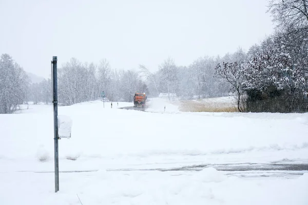 Bavyera Bol Karlı Kış Her Yıl Tekrar Güzeldir — Stok fotoğraf