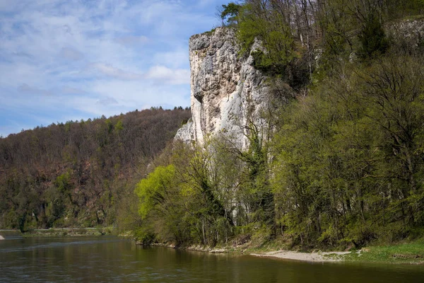 Danube Breakthrough Kelheim Weltenburg Monastery Rocks Current Danube — Stock Photo, Image