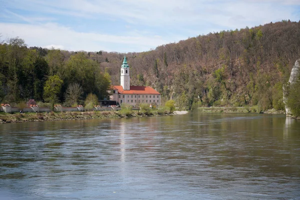 Danube Breakthrough Kelheim Weltenburg Monastery Rocks Current Danube — ストック写真