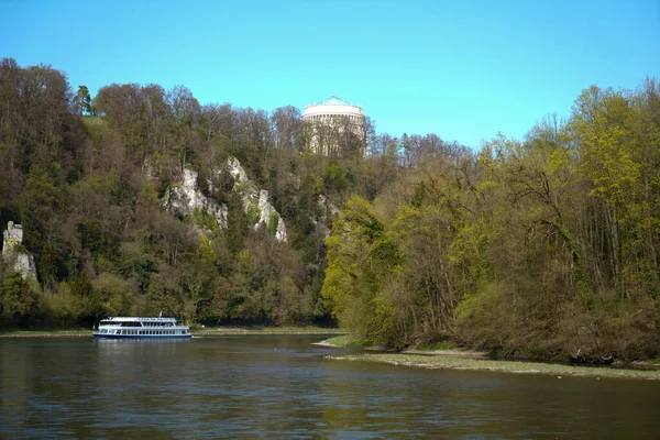 Danube Breakthrough Kelheim Weltenburg Monastery Rocks Current Danube — стоковое фото