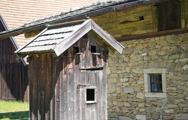 Farm House Bavaria Many Details Roof Wooden Windows Doors — Stockfoto