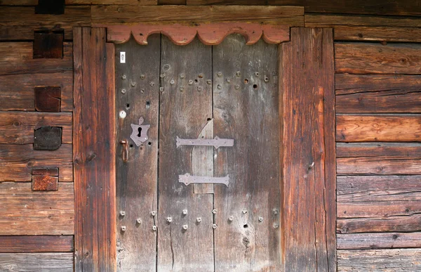 Dettagli Antico Casale Bavarese Legno — Foto Stock