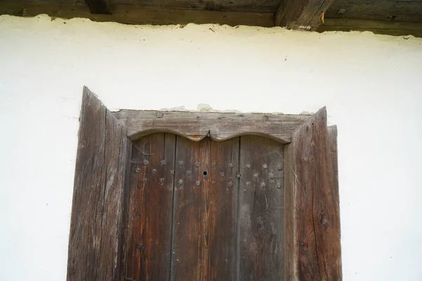 Eski Bir Bavyera Ahşap Çiftlik Evinin Detayları — Stok fotoğraf