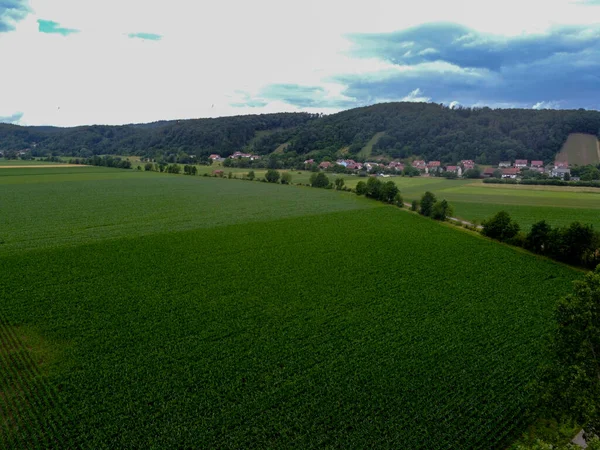 Luftaufnahme Der Landschaft Sommer — Stockfoto