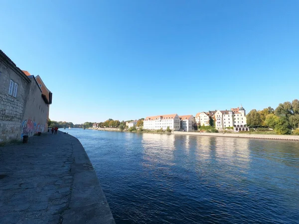 Regensburg Şehrinin Manzarası — Stok fotoğraf