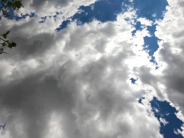 Vacker Himmel Med Moln — Stockfoto