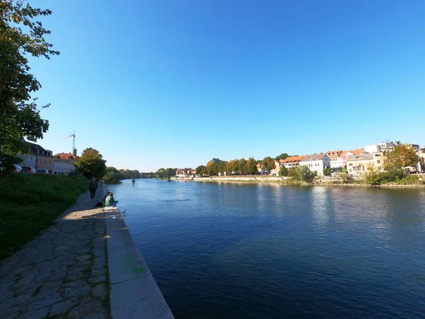 Uitzicht Stad Regensburg — Stockfoto