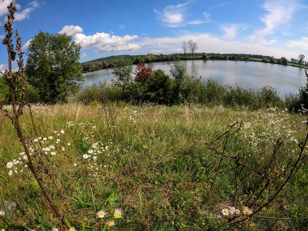 Schöner Blick Auf Den See — Stockfoto