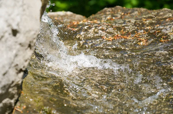 water drops on the rocks