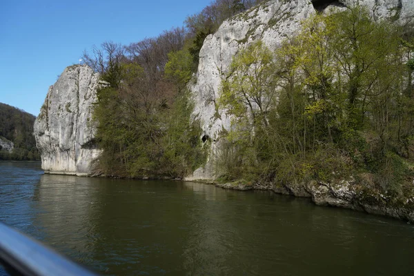 Vista Sul Fiume Montagna — Foto Stock