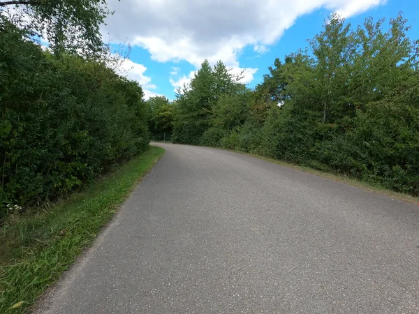 Empty Asphalt Road Forest Country Roads Foliage —  Fotos de Stock