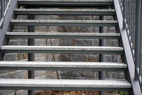 Escadas Madeira Cidade — Fotografia de Stock