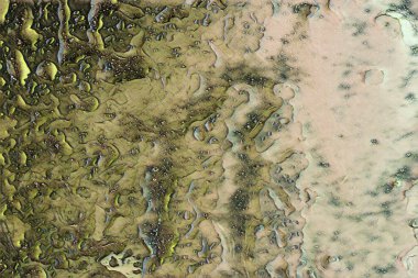 Renkli boyalar ve desenlerle soyut illüstrasyon arkaplanı