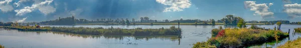 Річка Дунай Старі Води Сфотографовані Баварії Поблизу Регенсбурга — стокове фото