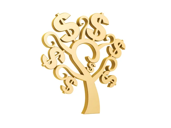 Albero del dollaro d'oro — Foto Stock