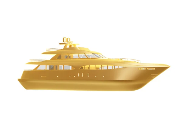 Yacht d'oro — Foto Stock