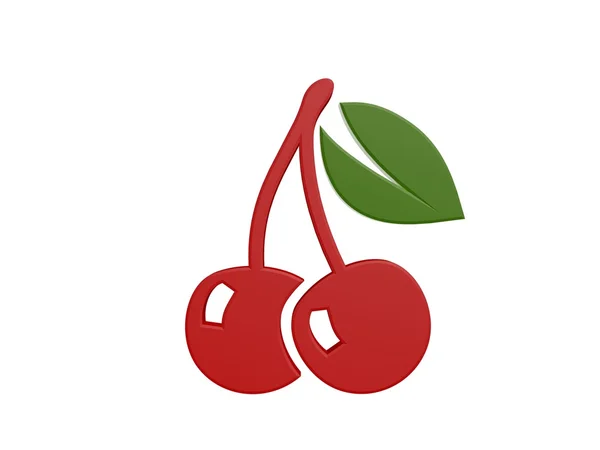 Cseresznye szimbólum — Stock Fotó