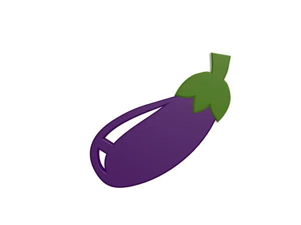 Aubergine symbol — Stockfoto