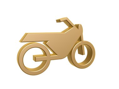 Golden motosiklet