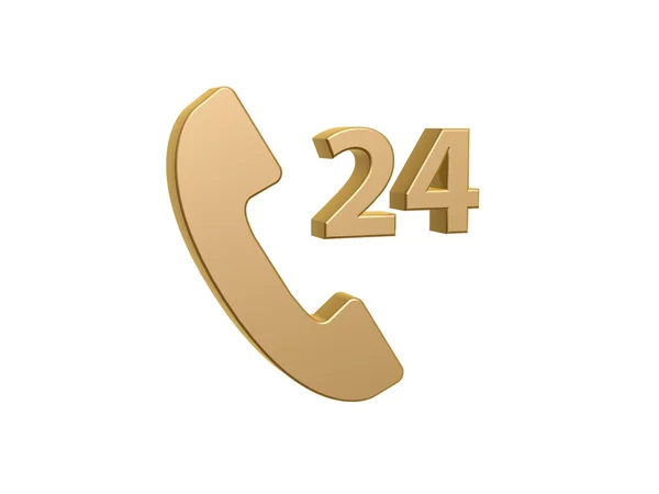 Telefono di servizio hotline — Foto Stock