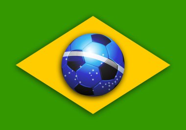 Brezilya Futbol Dünya Kupası bayrağı