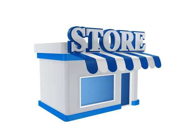 Store butik — Stockfoto