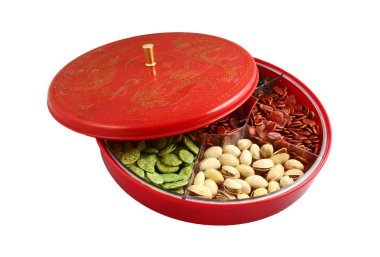 Chinese New Year - Chinese Candy Box clipart