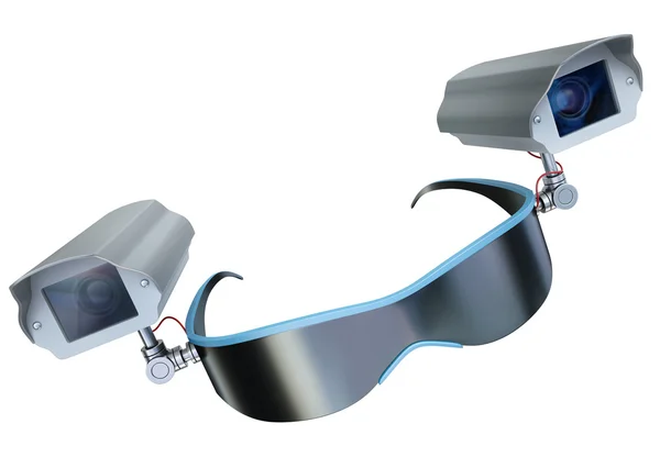 Surveillance glasses — Stock Photo, Image