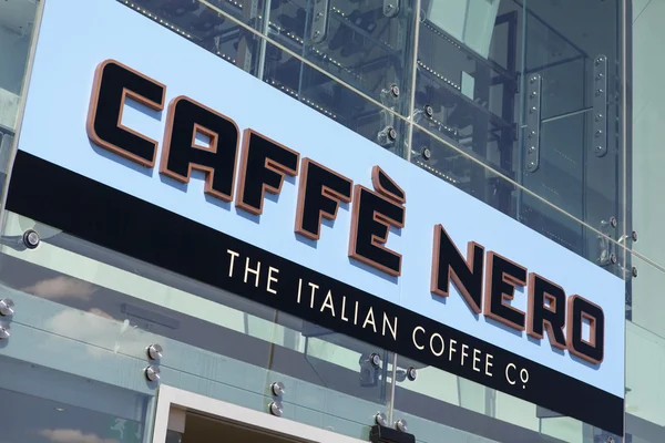 Caffe nero υπογράψει — Φωτογραφία Αρχείου