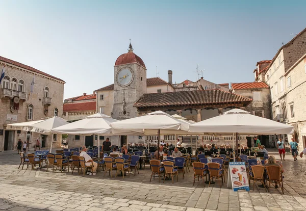 Town square in Trogir — Stock Photo, Image