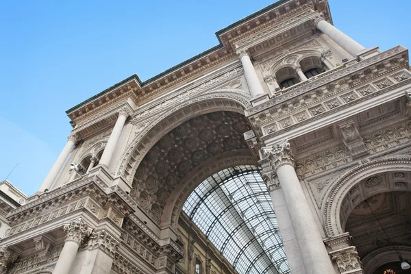 Galleria Vittorio Emanuele II a Milano — Foto Stock