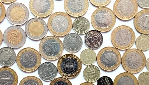 Turkiska mynt — Stockfoto