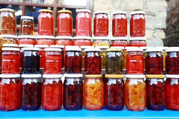 Jam Jars — Stock Photo, Image