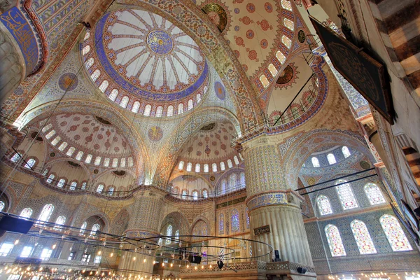 Blauwe moskee (sultanahmet camii) — Stockfoto