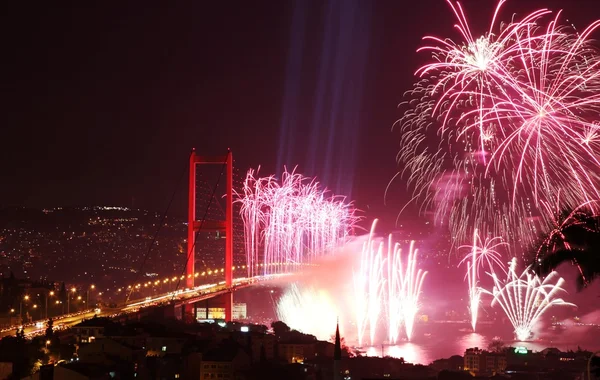 Ponte sul Bosforo Foto Stock