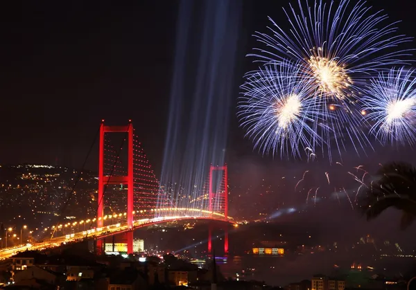 Bosporus-brug Stockfoto
