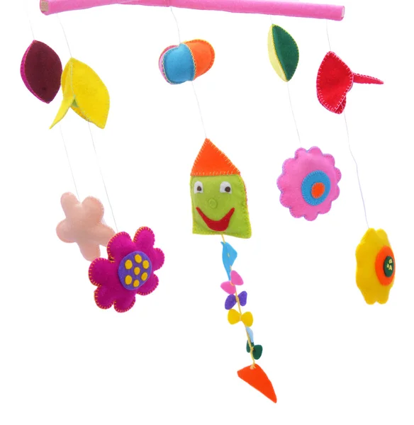 Kite and flowers — Stock Photo, Image