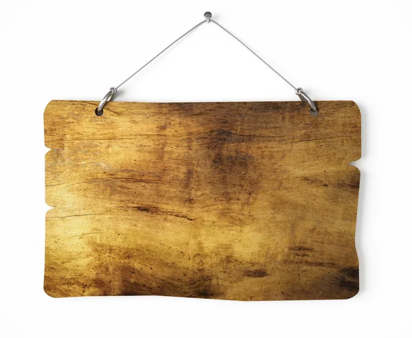 Old wood notice board — Stock Photo, Image