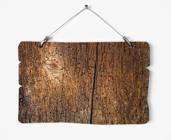 Old wood notice board — Stock Photo, Image