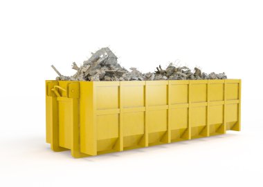 Rubble container clipart